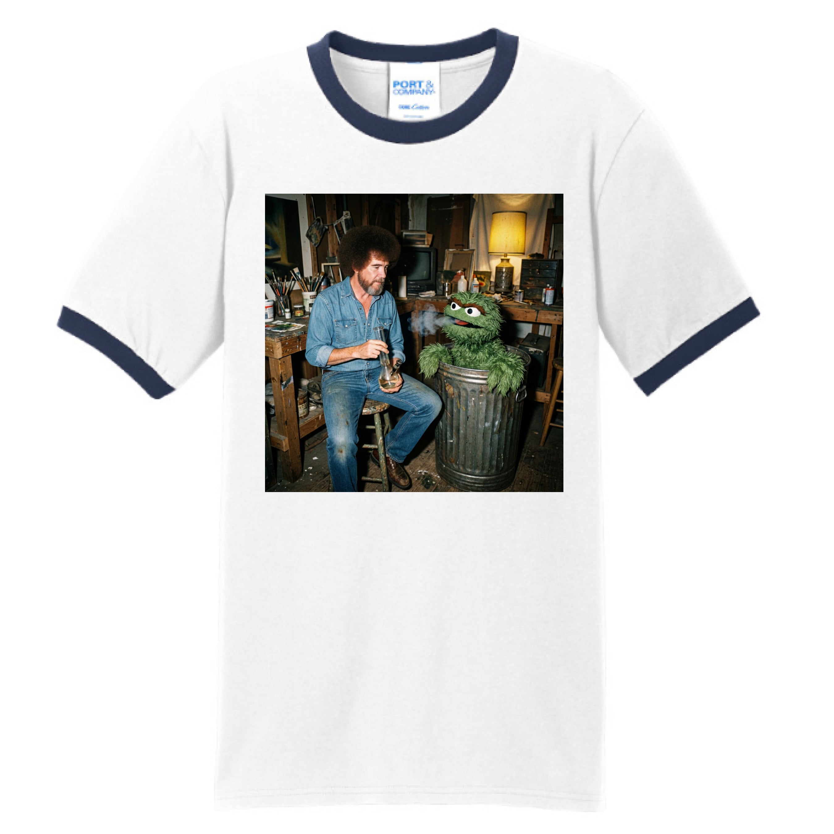 White/Navy - FRONT