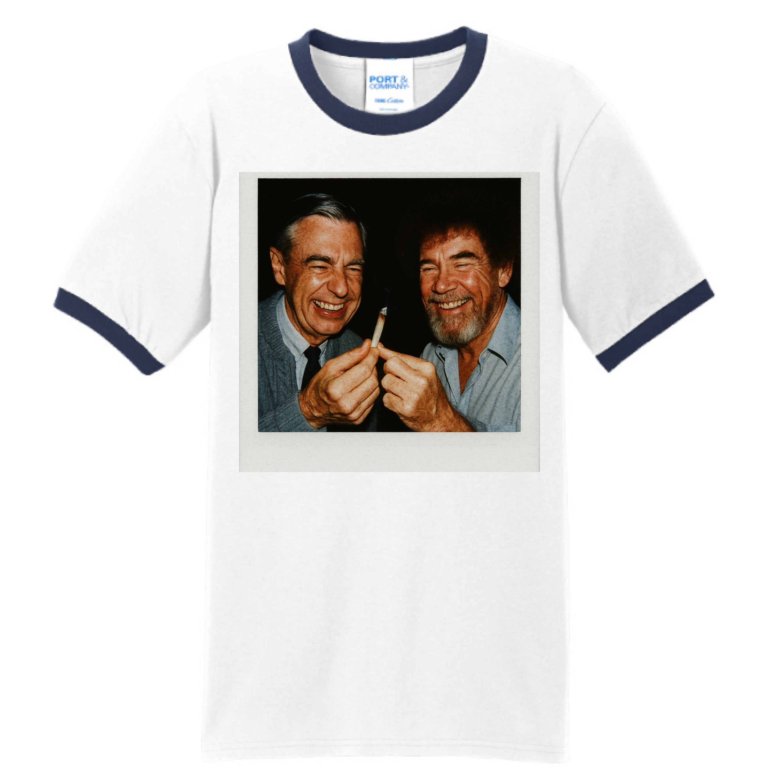 White/ Navy - FRONT