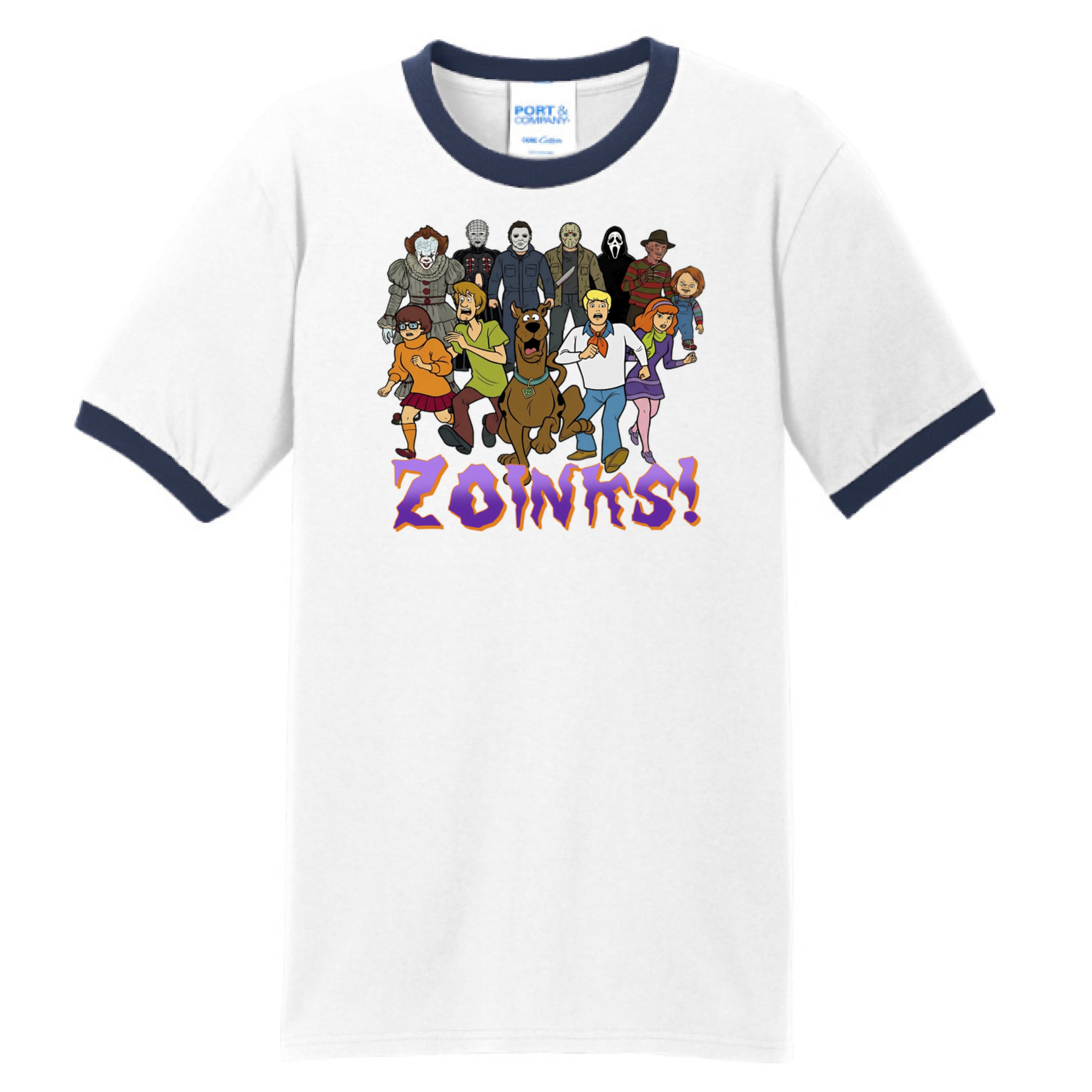 White/ Navy - FRONT